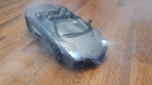 Lamborghini Reventon #burnaut #rc 1:18 бернаут ламбо RC на разгоне!