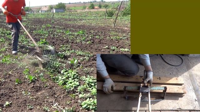Быстрая Прополка Ручным Культиватором. Как сделать культиватор своими руками