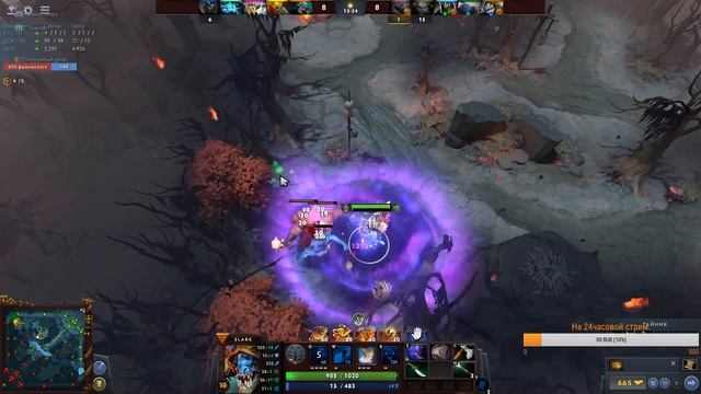 Dota2/Фановые каточки на сларке и пудже. смотреть онлайн