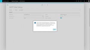 Dynamics 365 Business Central - How to Setup Email (SMTP Mail Setup Error Resolved)