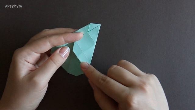 Оригами кусудама Японская капуста • Как сделать простую оригами кусудаму без клея • Origami Kusudam