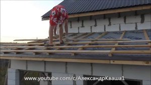 Обрешетка и контробрешетка крыши пристройки