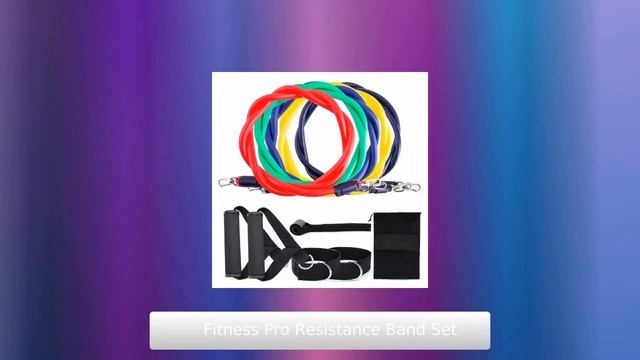 Fitness Pro Resistance Band Set | RelGroove Store смотреть онлайн