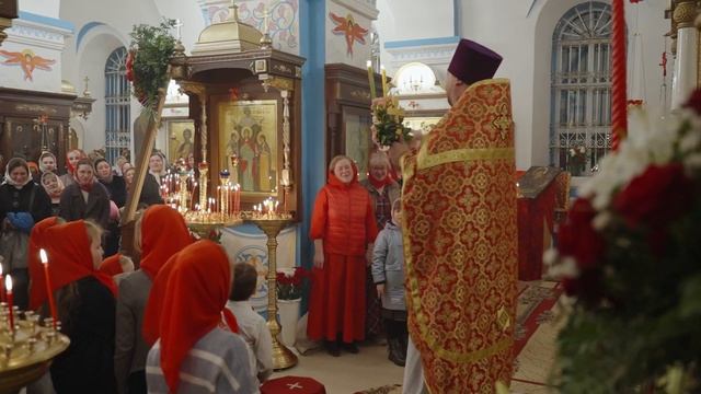 Пасхальное богослужение в Храме Казанской иконы Божией Матери | с.Гремячее 2023 | Cinema71.RU смотреть онлайн