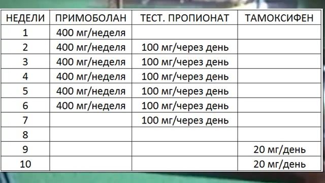 Курс на качественную массу. Примоболан + Тестостерон Пропионат.