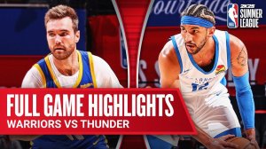 WARRIORS vs THUNDER | NBA ЛЕТНЯЯ ЛИГА | ВСЕ ХАЙЛАЙТЫ ИГРЫ