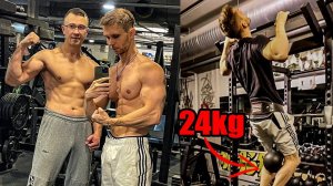 Сделал МСМК в подтягиваниях с гирей 24кг! Armwrestling. Влог#11