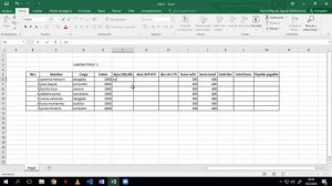 Informática - Laboratorio 1 Excel