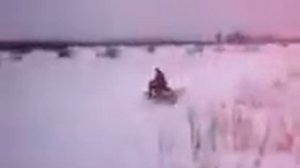 Снегоход из двигателя МИНСК/Снегоход - минск ссср/ гусеничка