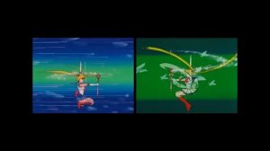 Sailormoon - Moon Spiral Heart Attack & Rainbow Moon Heartache (Split Screen)