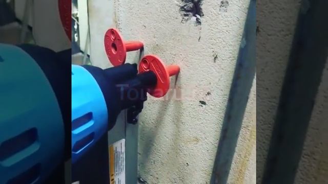 Toua GSN50T монтаж тарельчатого дюбеля ТехКреп IZR и клипсы Промрукав новинка!