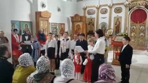 Воскресная школа нашего Храма Всех Святых в земле русской просиявших. 2020г..mp4