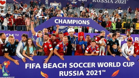 Первые шаги чемпионов! Сборная России – обладатель Кубка Мира-2021