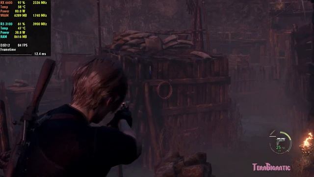 Resident Evil 4 Remake | RX 6600 + Ryzen 3 3100 | 1080p смотреть онлайн