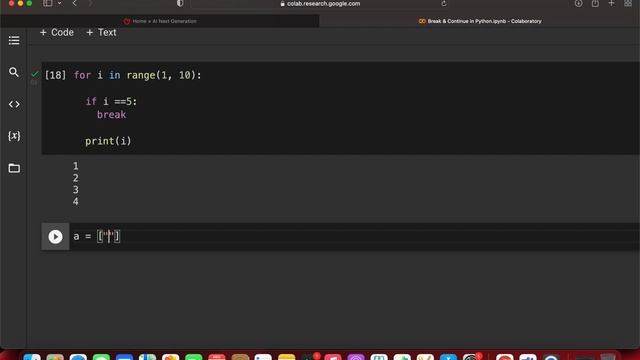 Python for AI/ML 10 : Break & Continue Statement смотреть онлайн