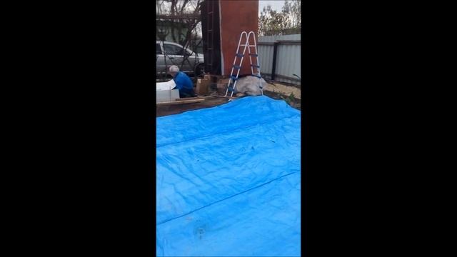 установка и подготовка земли под каркасный бассейн Polygroup смотреть онлайн