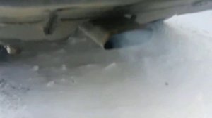 запуск двигателя пассат б 3.что то с выхлопом