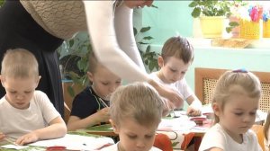 Открытый урок в детском саду №5 (Радость)