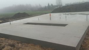 Плитный фундамент на свях ТИСЭ. Минская обл.