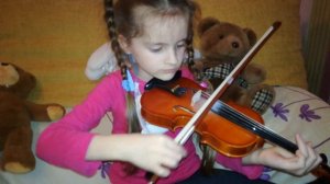 ИГРА НА СКРИПКЕ//КАК ПОД ГОРКОЙ ПОД ГОРОЙ//