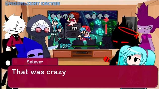 Friday Night Funkin' Mod Characters Reacts | Part 15 | Moonlight Cactus | смотреть онлайн