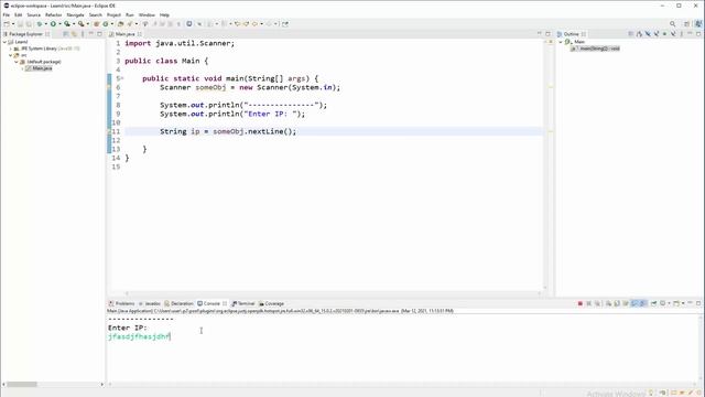 Java Tutorial - 8 - User Input - Scanner Class смотреть онлайн