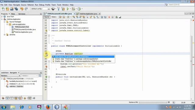 Java Fxml Web view Browser смотреть онлайн