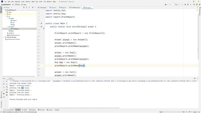 Double Dispatch in Java смотреть онлайн