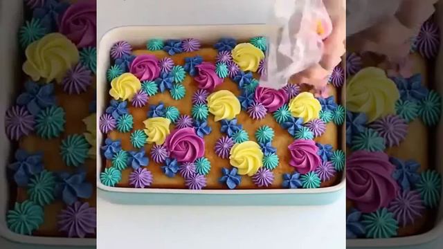 Cake Tutorial | Easy Cake decore | Amazing Cake Decorating | Birthday Cake