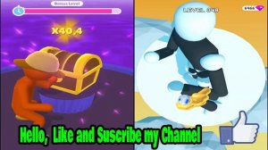 GIANT RUSH vs TALL MAN RUN Gameplay Best Stickman Games ( android / ios )