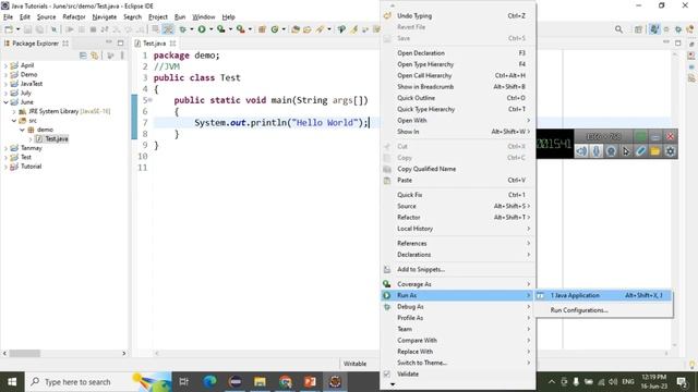JAVA Tutorial - 4 (12/06/2023 batch) Java Programming Hello World and Data Types Explained смотреть онлайн