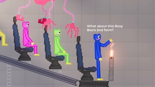 BOXY BOO vs SEEK Who Is Stronger? - Project Playtime - People Playground смотреть онлайн