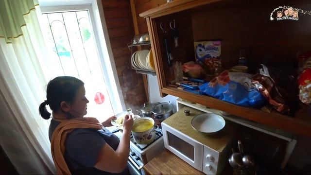 ВЛОГ! Готовим покушать на Русской печи и не только//Жизнь на даче//Простая жизнь//Семейные посиделк