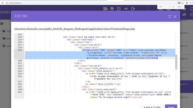 Embed a Responsive YouTube Video in Website  |  Create YouTube Video in Website   |  Part - 8