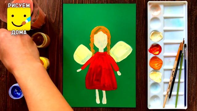 Как нарисовать ФЕЮ - урок рисования, рисуем дома поэтапно смотреть онлайн