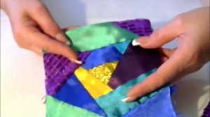 Crazy Quilt Mardi Gras Всё очень просто Всё вручную Лоскутное шитье для новичков