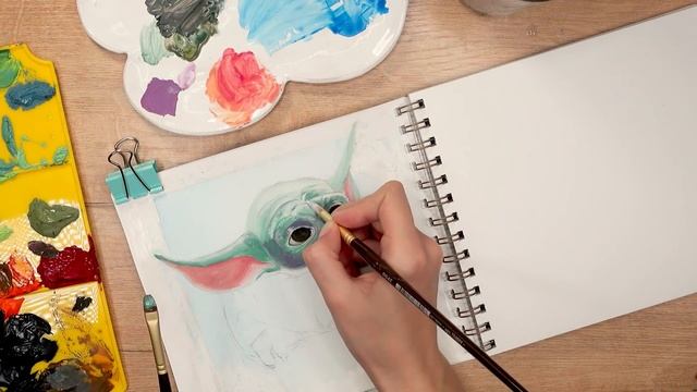 ГУАШЬ И МАСКИРУЮЩАЯ ЖИДКОСТЬ - совместимы ли?!// Обзор сериала "Мандалорец" смотреть онлайн