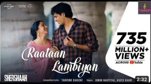 Raataan Lambiyan – Official Video | Shershaah | Sidharth – Kiara | Tanishk B| Jubin Nautiyal |Asees