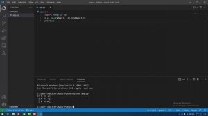 NXNXN Matrix Python 3 Program