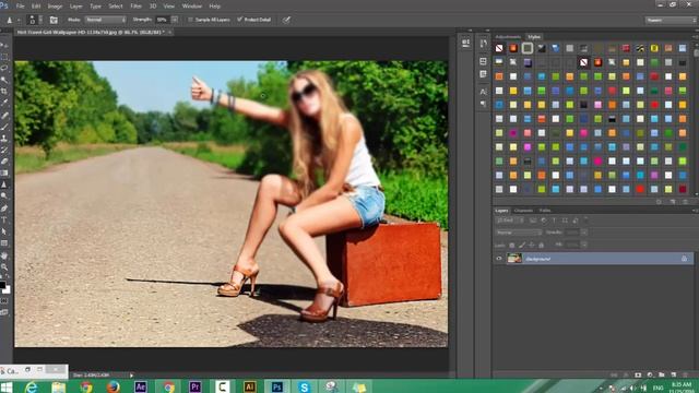 How to use the Blur Tool in Photoshop CC смотреть онлайн