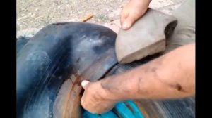 Ремонт вентиля камеры колеса