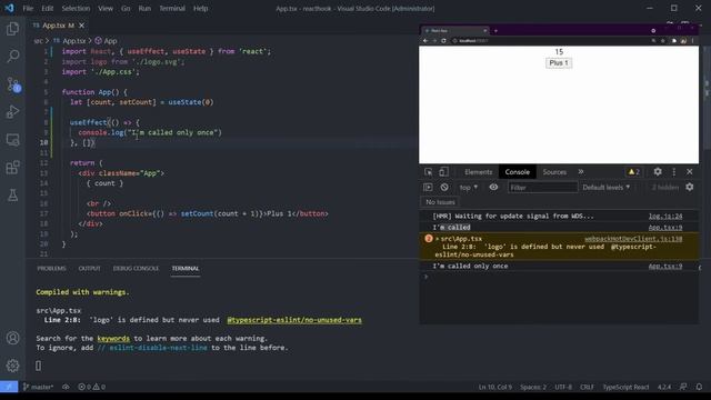 Manage App Life Cycle with React useEffect Hook [React Hooks Simplified 3/7] смотреть онлайн