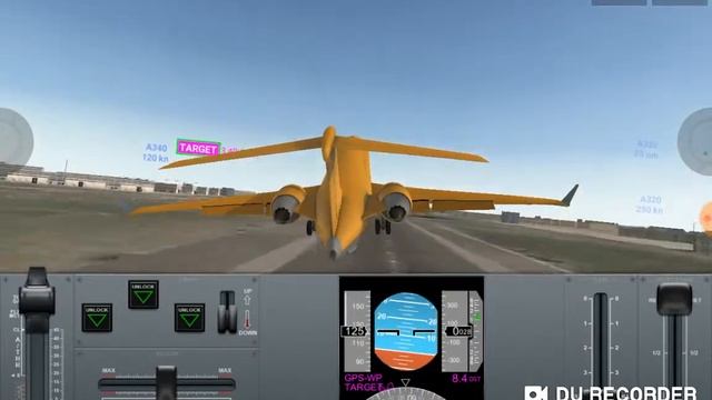 AIRLINE COMMANDER - Падение самолёта CRJ900 при взлёте.