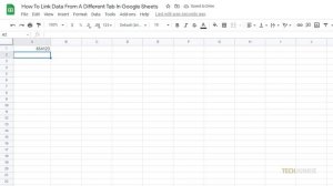 How to Link Data from a Different Tab in Google Sheets