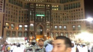 Мекка. Мечеть Аль-Хьарам. Королевская башня с часами. Саудовская Аравия. Makkah Clock Royal Tower.