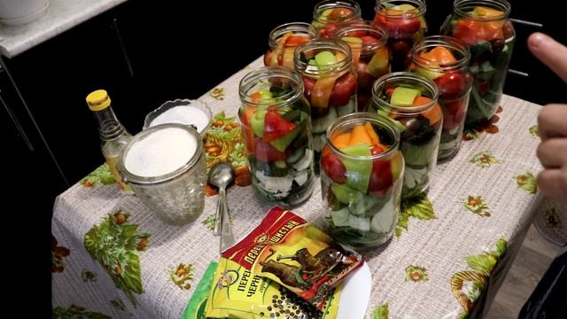 Овощное ассорти с капустой, очень вкусный, быстрый и простой рецепт! смотреть онлайн