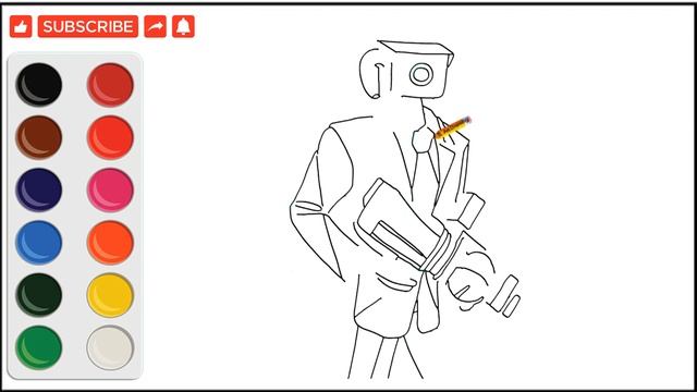 How to draw Large Cameraman from Skibidi Toilet смотреть онлайн