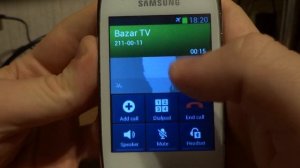 Samsung Galaxy Pocket Neo incoming call via Fake call Call assistant 2.43b