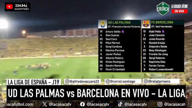 🚨 UD LAS PALMAS vs BARCELONA EN VIVO 🔥 LA LIGA ⚽ смотреть онлайн