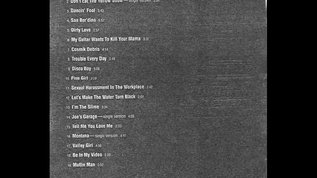 STRICTLY COMMERCIAL FRANK ZAPPA THE BEST OF смотреть онлайн